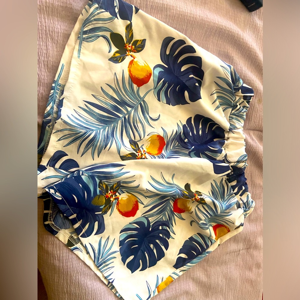 Tropical Print Shorts